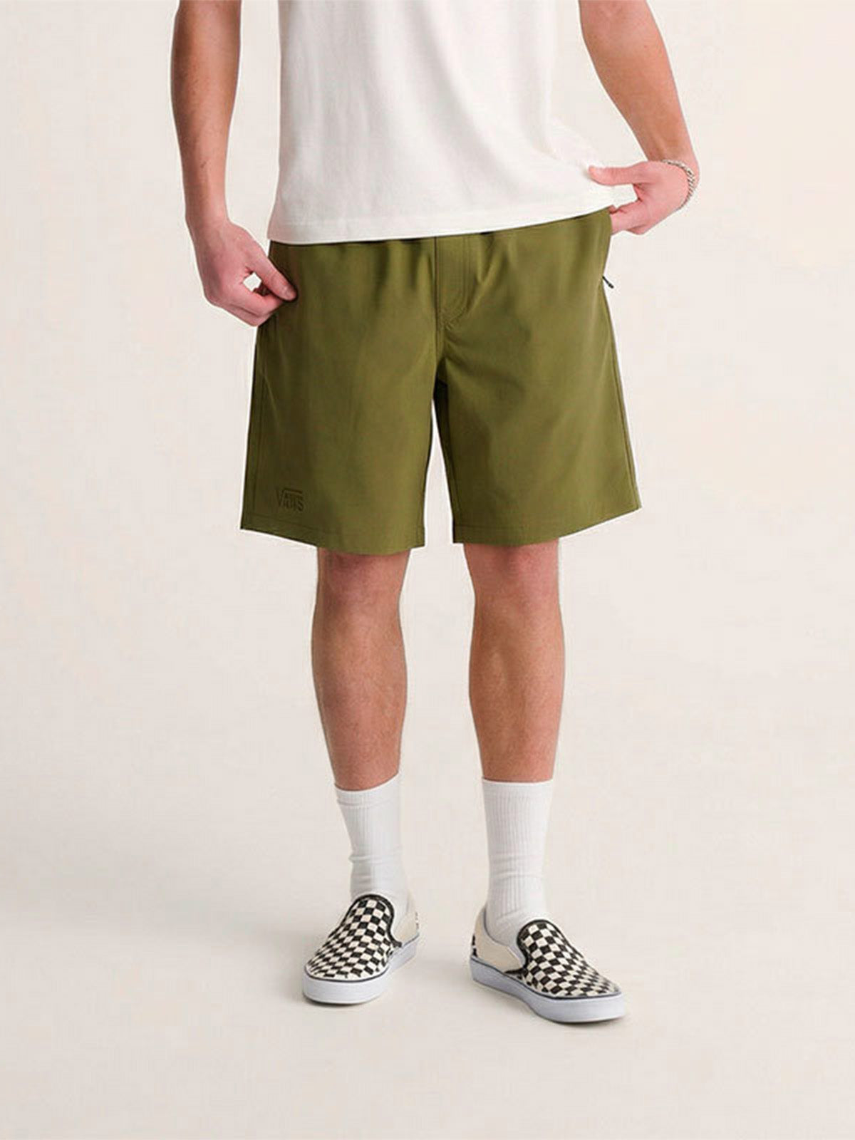Shorts Hombre Mte Outline Hybrid Café Vans