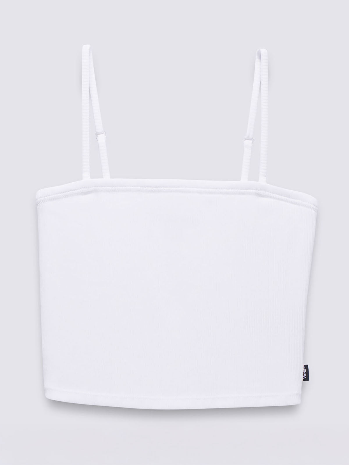 Polera M/C Mujer Drew Rib Blanco Vans