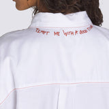 Blusa M/L Mujer Gillian Graphic Blanco Vans