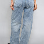 Pantalon Mujer Sirelle 5 Pocket Pud Celeste Vans