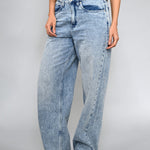 Pantalon Mujer Sirelle 5 Pocket Pud Celeste Vans