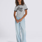 Pantalon Mujer Sirelle 5 Pocket Pud Celeste Vans