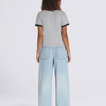Pantalon Mujer Sirelle 5 Pocket Pud Celeste Vans