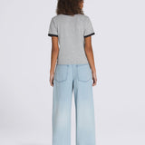 Pantalon Mujer Sirelle 5 Pocket Pud Celeste Vans