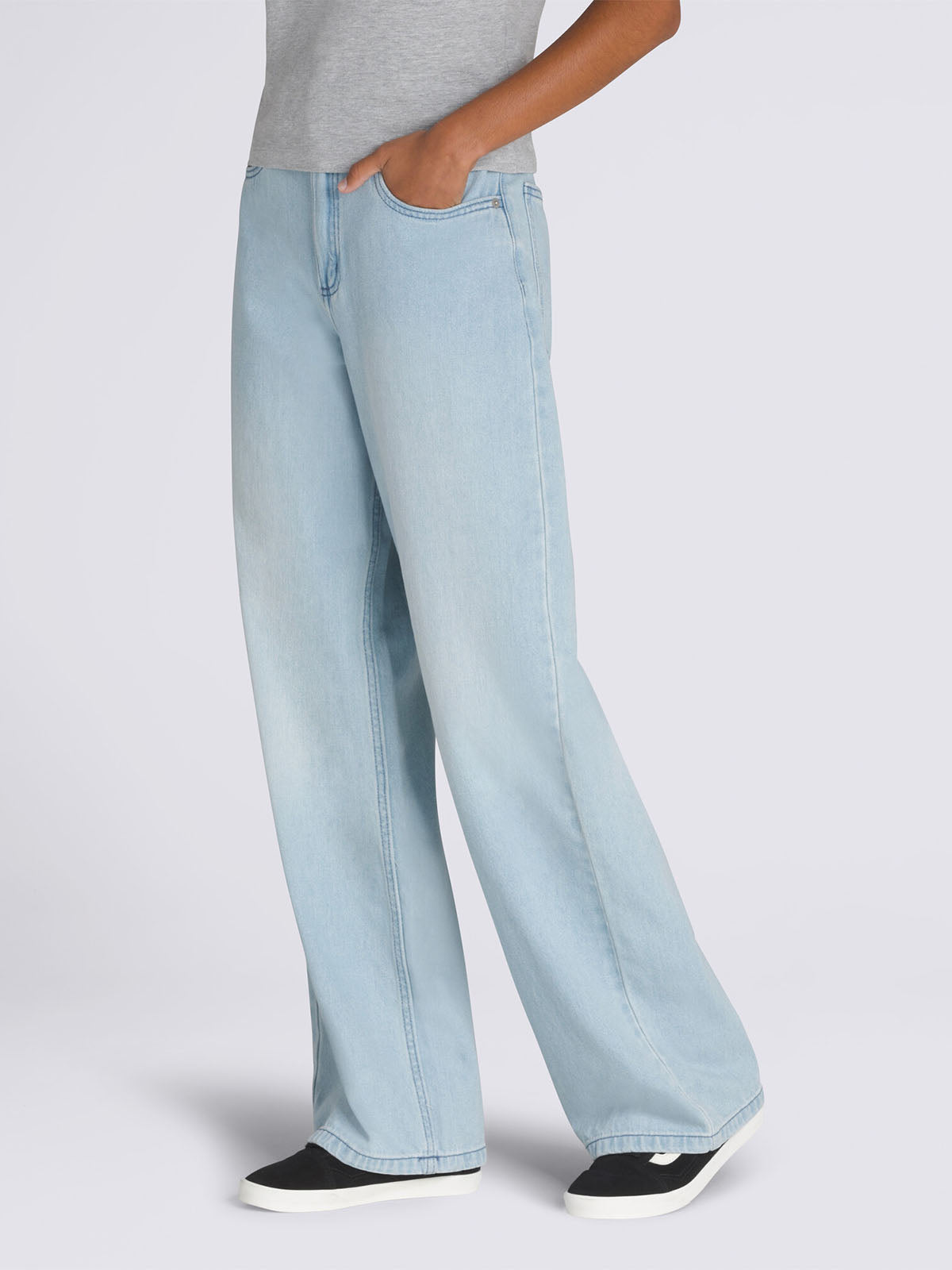 Pantalon Mujer Sirelle 5 Pocket Pud Celeste Vans