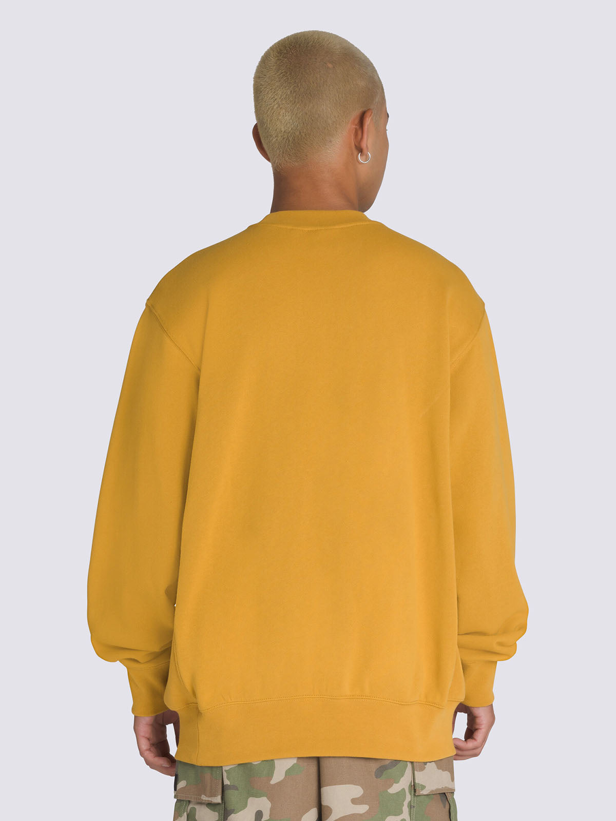 Polerón Hombre Premium Crew Amarillo Vans