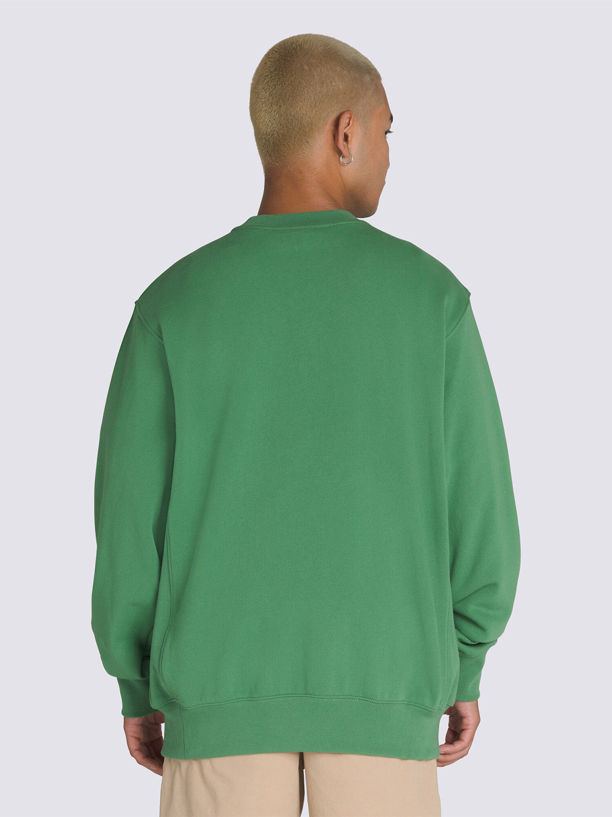 Polerón Hombre Premium Crew Verde Vans