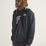 Chaqueta Hombre Riley Hooded Coaches Negro Vans