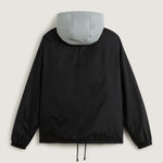 Chaqueta Hombre Riley Hooded Coaches Negro Vans