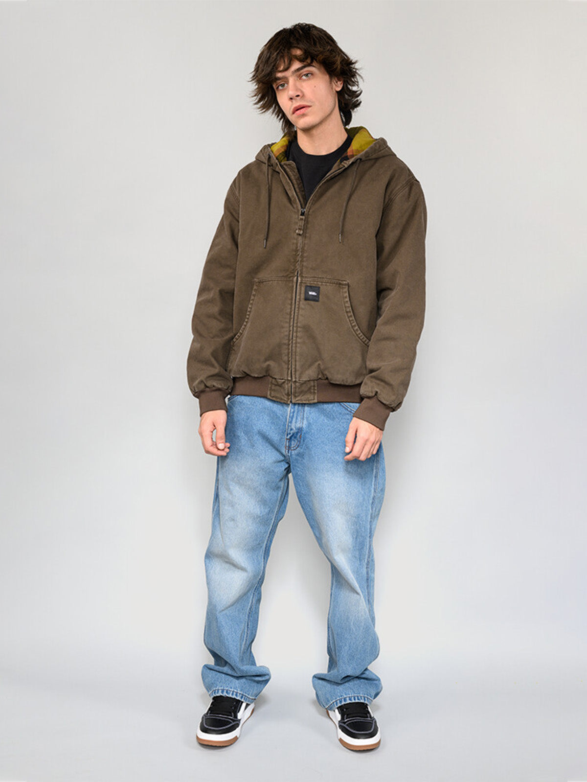 Chaqueta Hombre Workwear Canvas Full Café Vans