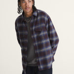 Camisa M/L Hombre Bixby Plaid Flannel Rojo Vans