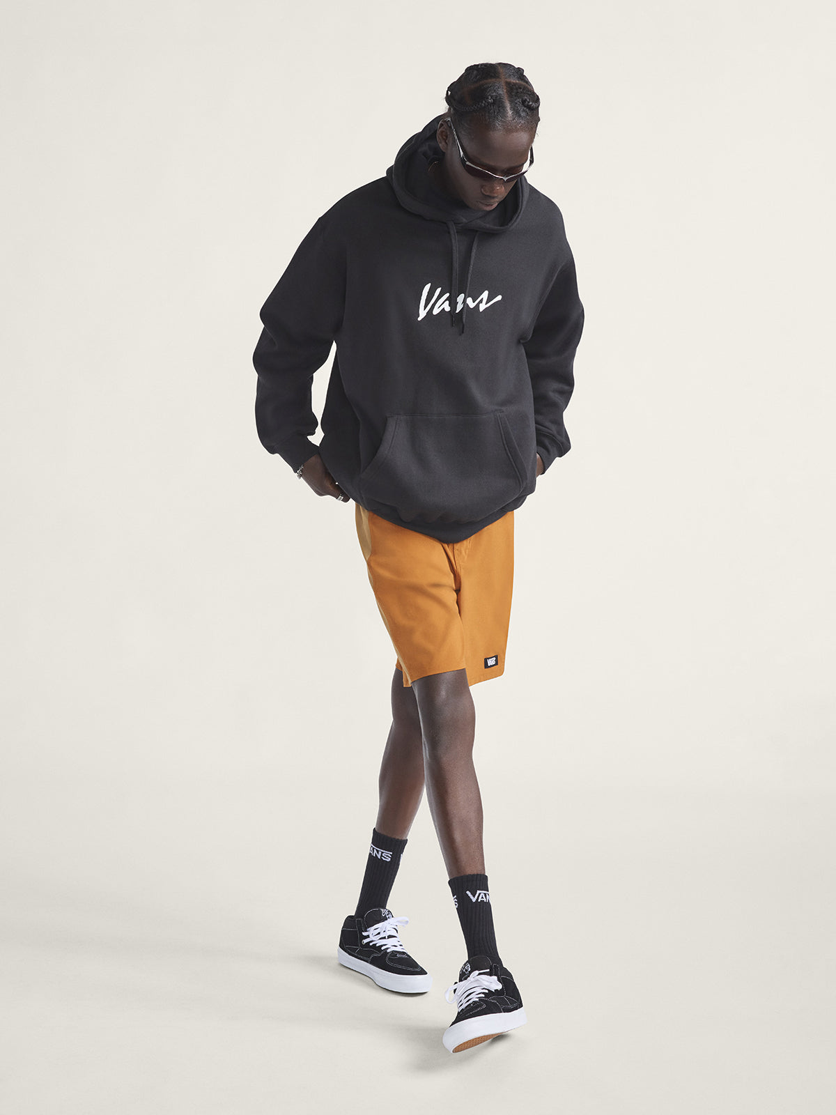 Polerón Hombre Scripted Pullover Negro Vans