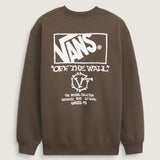 Poleron Hombre Circle Bones Formula Café Vans