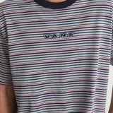 Polera M/C Hombre Cameron Stripe Knit Azul Vans