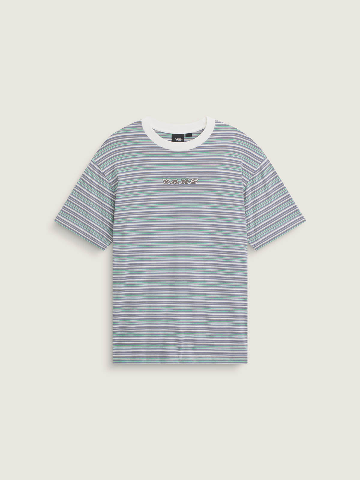 Polera M/C Hombre Cameron Stripe Knit Beige/Crudo Vans