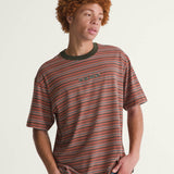 Polera M/C Hombre Cameron Stripe Knit Naranjo Vans