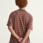 Polera M/C Hombre Cameron Stripe Knit Naranjo Vans