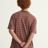 Polera M/C Hombre Cameron Stripe Knit Naranjo Vans