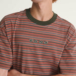 Polera M/C Hombre Cameron Stripe Knit Naranjo Vans