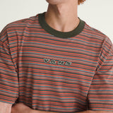 Polera M/C Hombre Cameron Stripe Knit Naranjo Vans