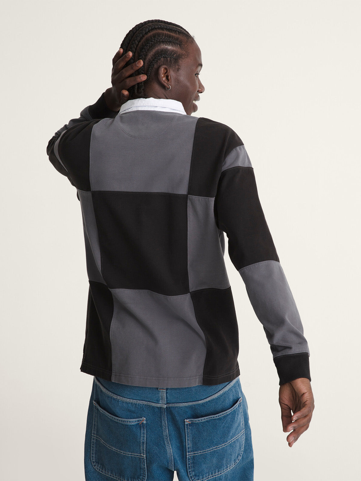 Sweater Hombre Grant Checkerboard Negro Vans