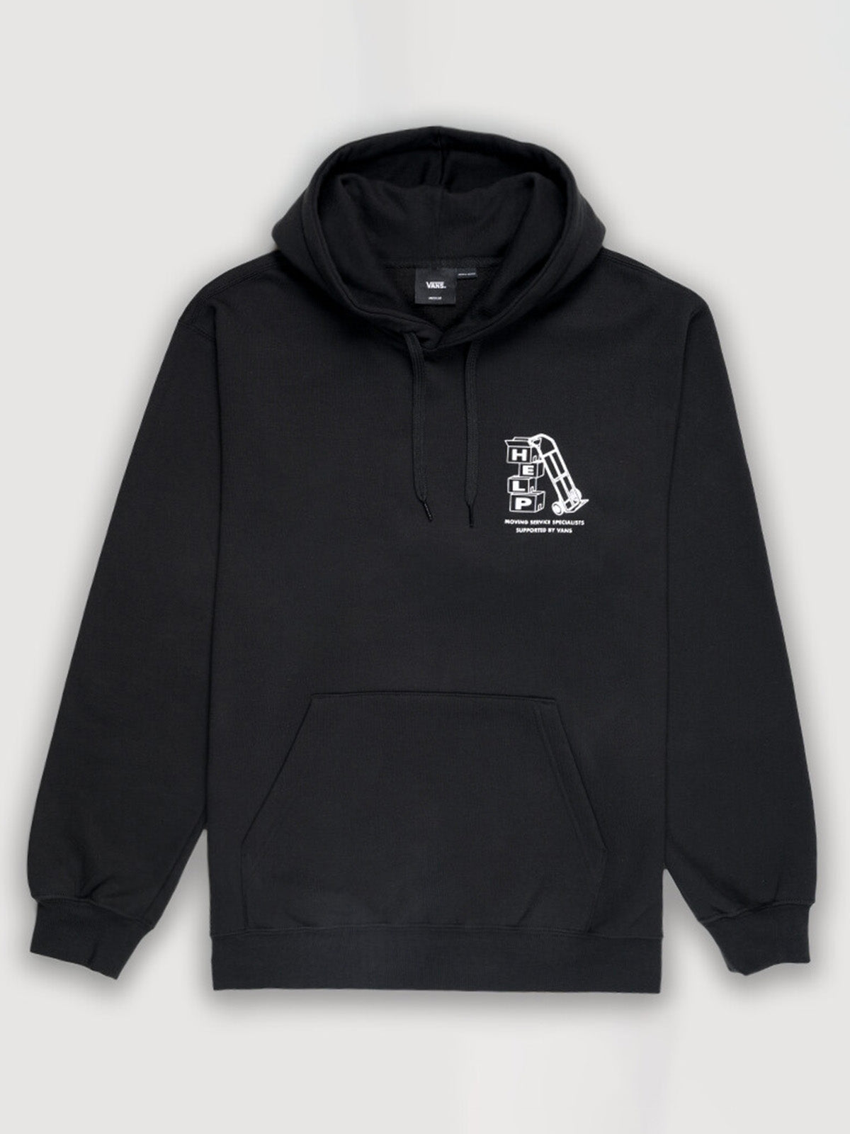 Poleron Hombre Moving Co. Pullover Negro Vans