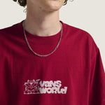 Polera M/C Hombre Vans World Rojo Vans