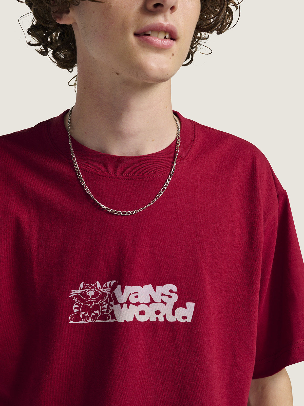 Polera M/C Hombre Vans World Rojo Vans