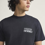 Polera M/C Hombre Custom Built Negro Vans