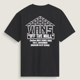 Polera M/C Hombre Custom Built Negro Vans