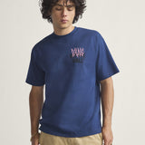 Polera M/C Hombre Metal Wall Azul Vans