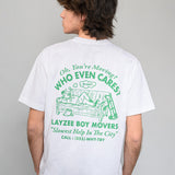 Polera M/C Hombre Moving Co Blanco Vans