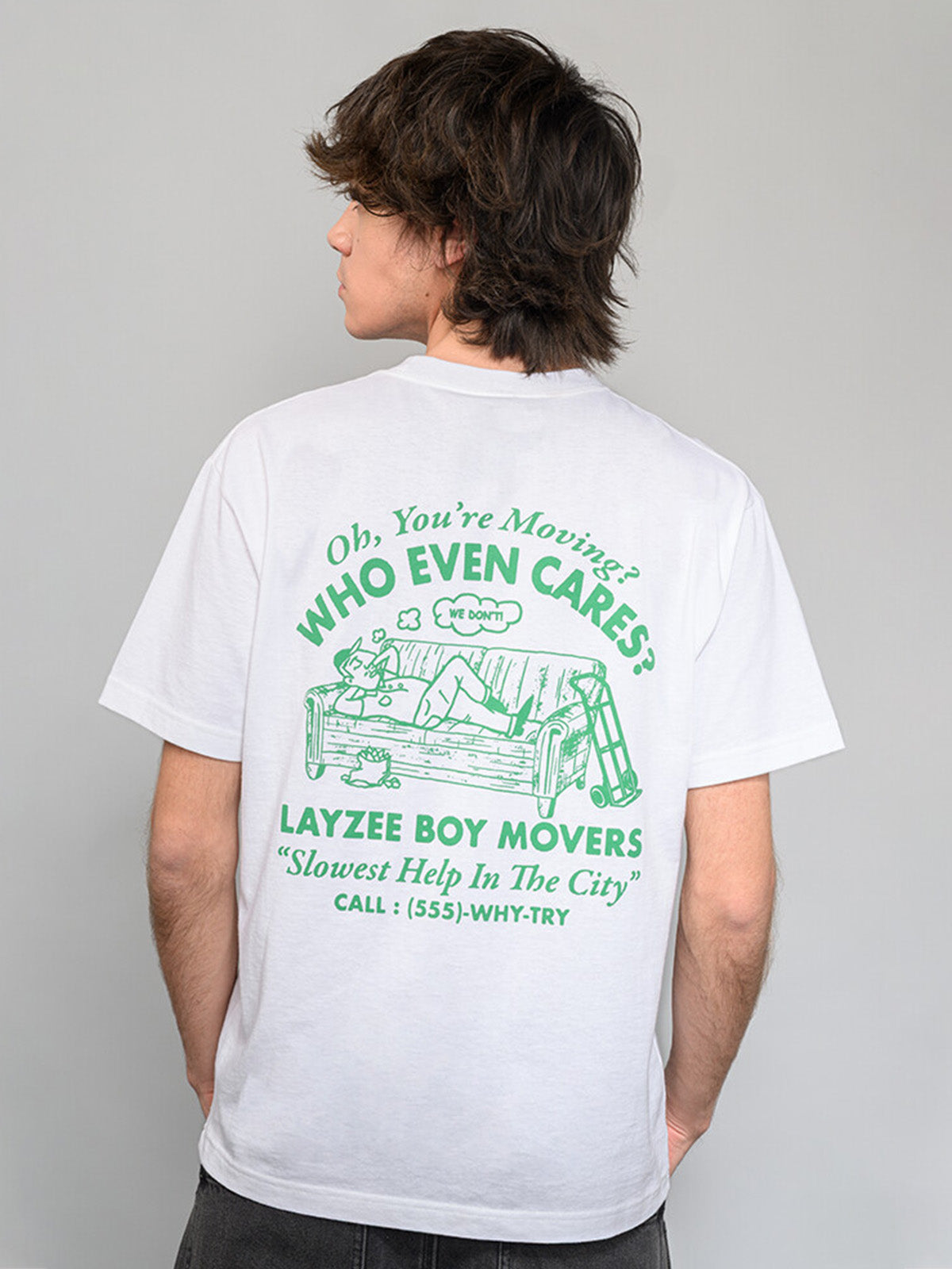 Polera M/C Hombre Moving Co Blanco Vans