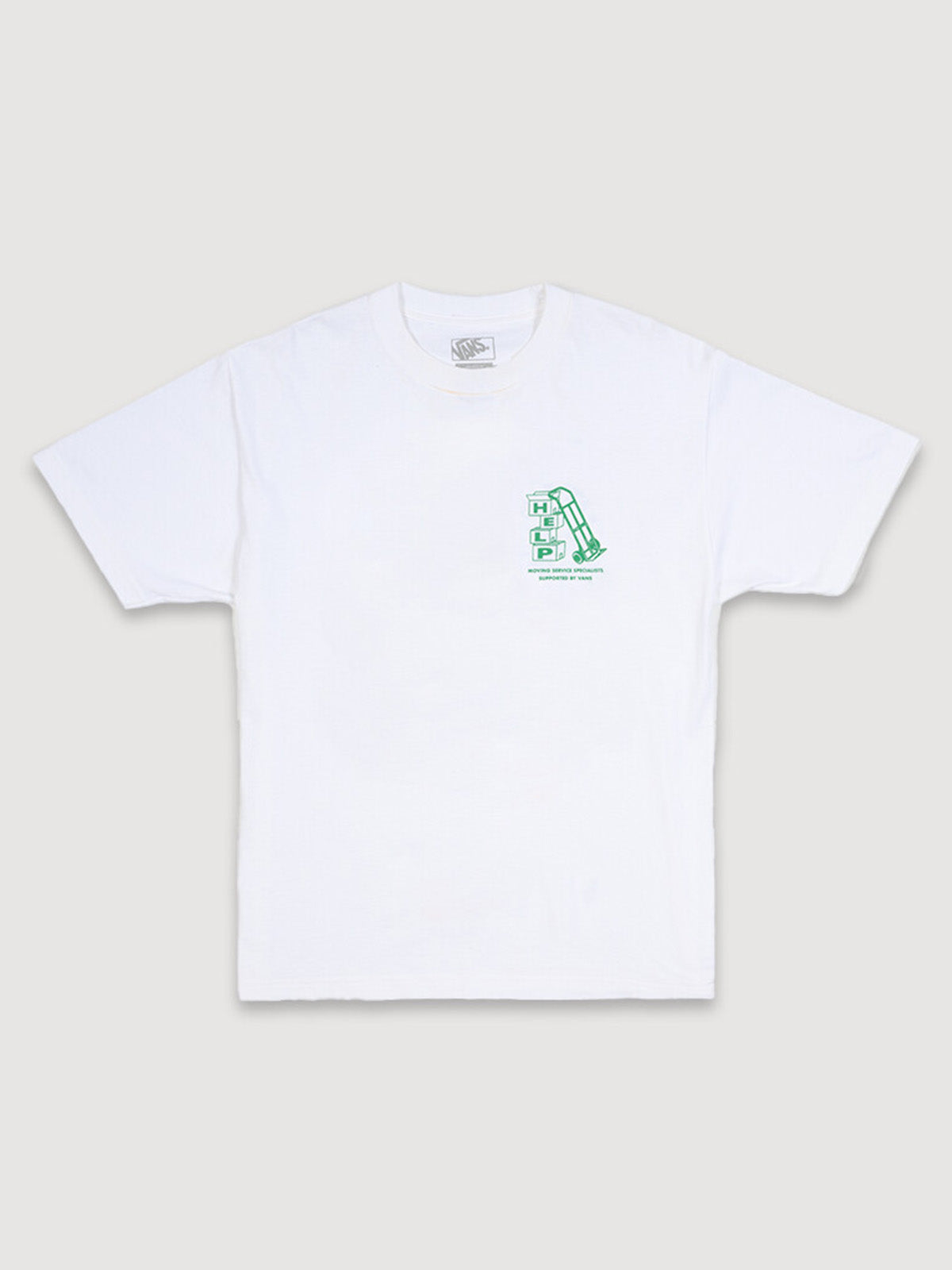 Polera M/C Hombre Moving Co Blanco Vans