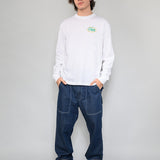 Polera M/L Hombre Music Supply Blanco Vans