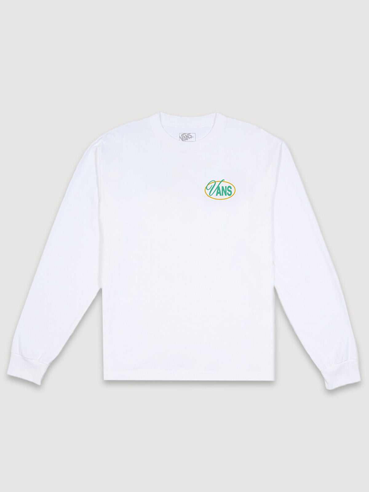 Polera M/L Hombre Music Supply Blanco Vans