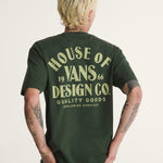 Polera M/C Hombre Vans Hov Verde Vans