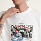 Polera M/C Hombre Style Tips Blanco Vans