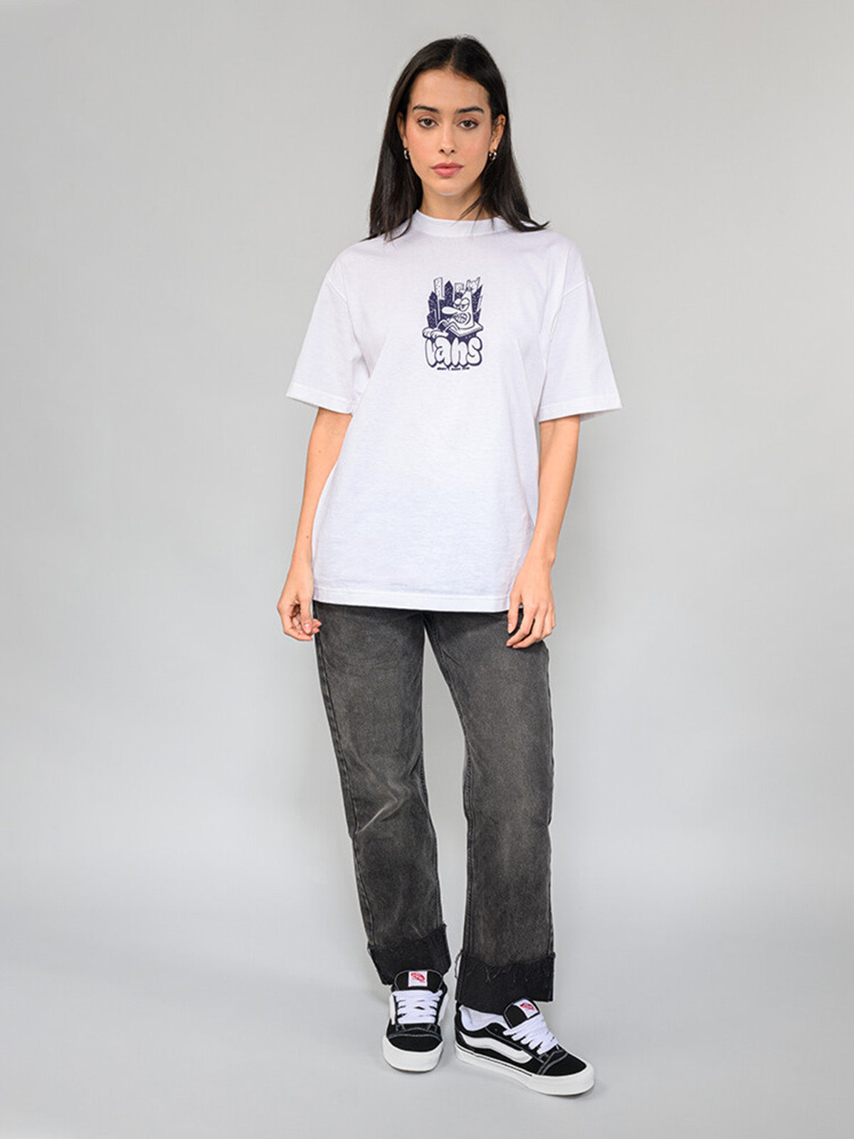 Polera M/C Hombre Traffic Cone Blanco Vans