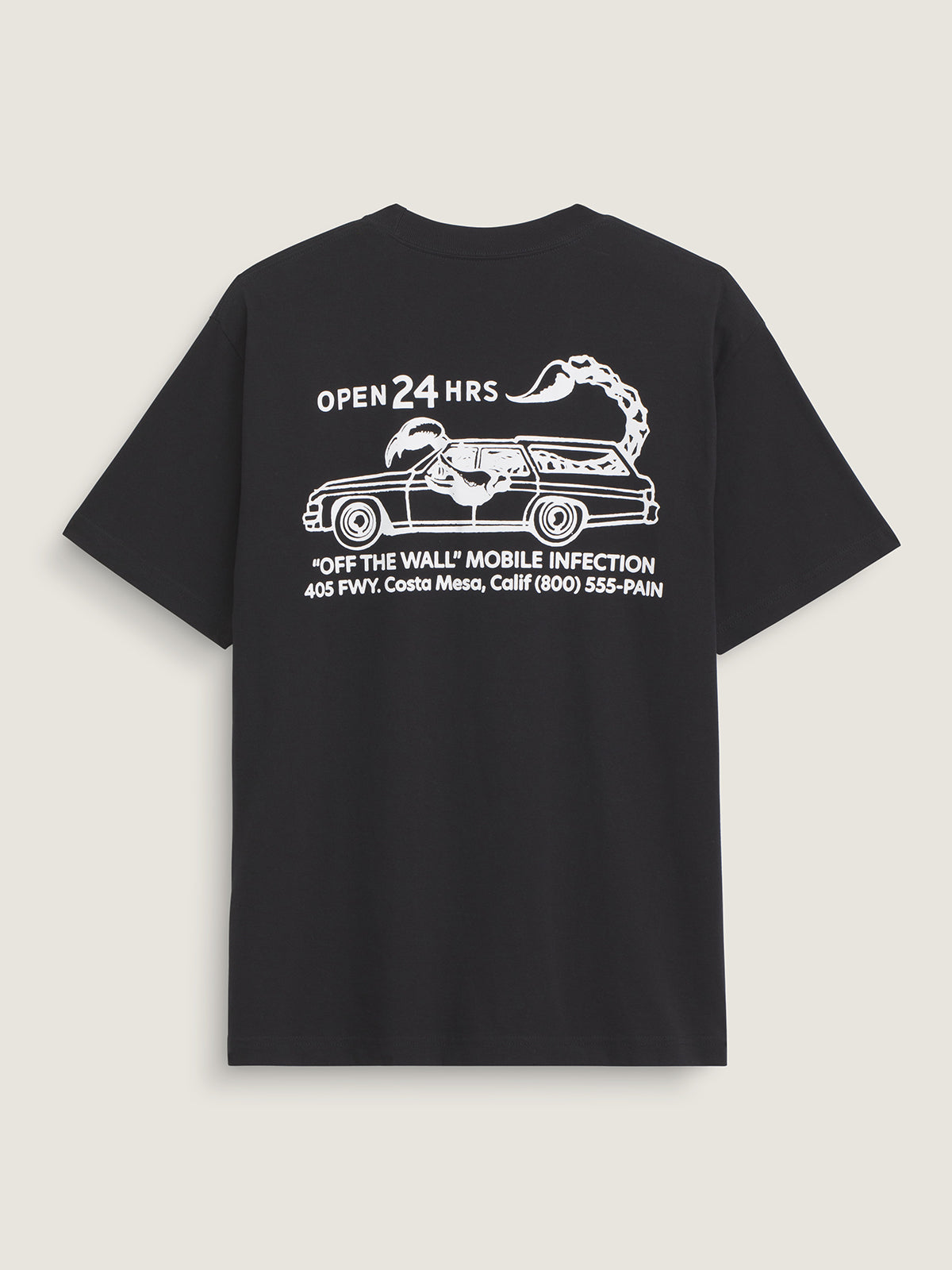 Polera M/C Hombre Sting Wagon Negro Vans