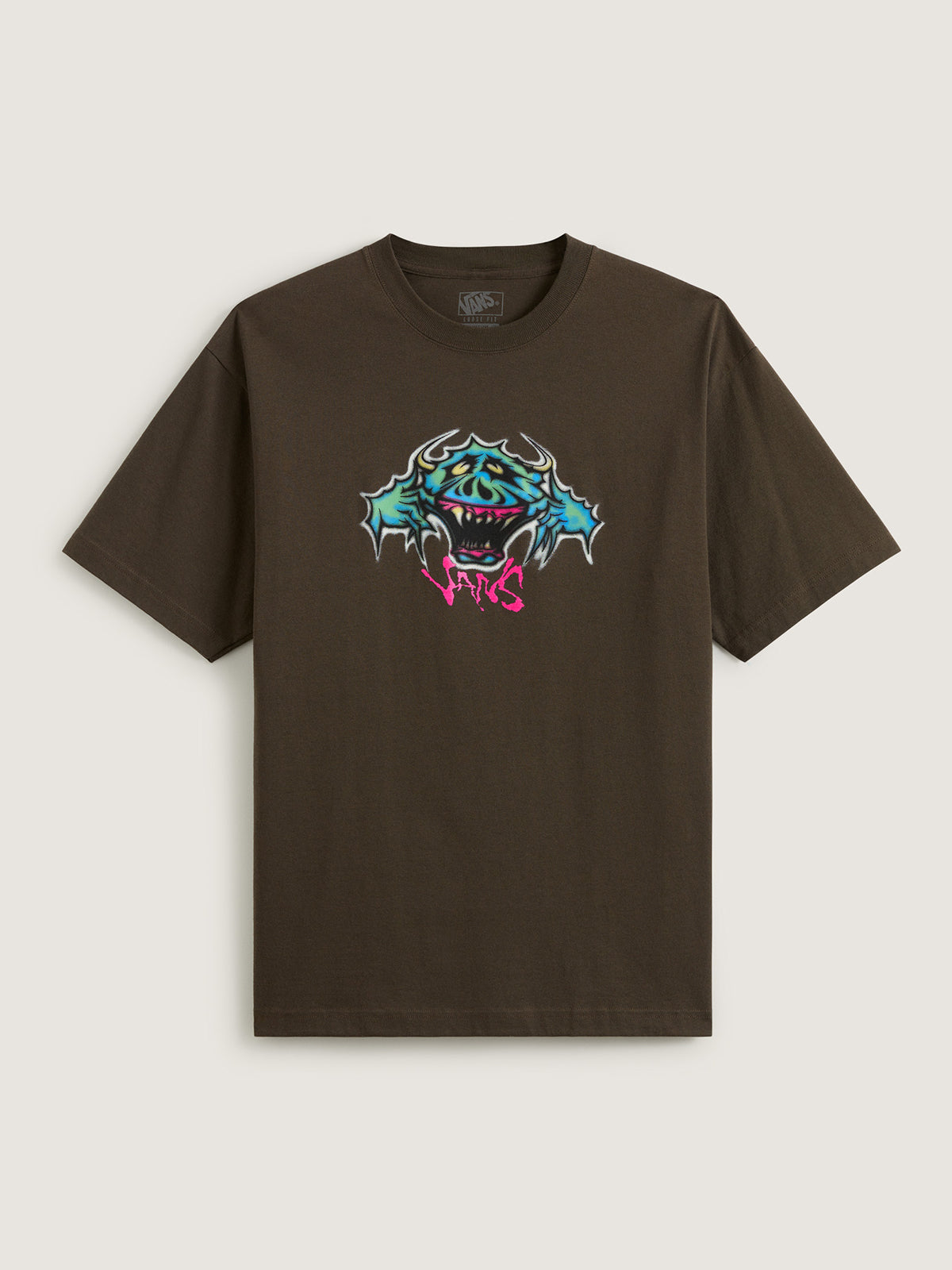 Polera M/C Hombre Goofy Ghoul Café Vans