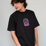 Polera M/C Hombre Happy Spike Negro Vans