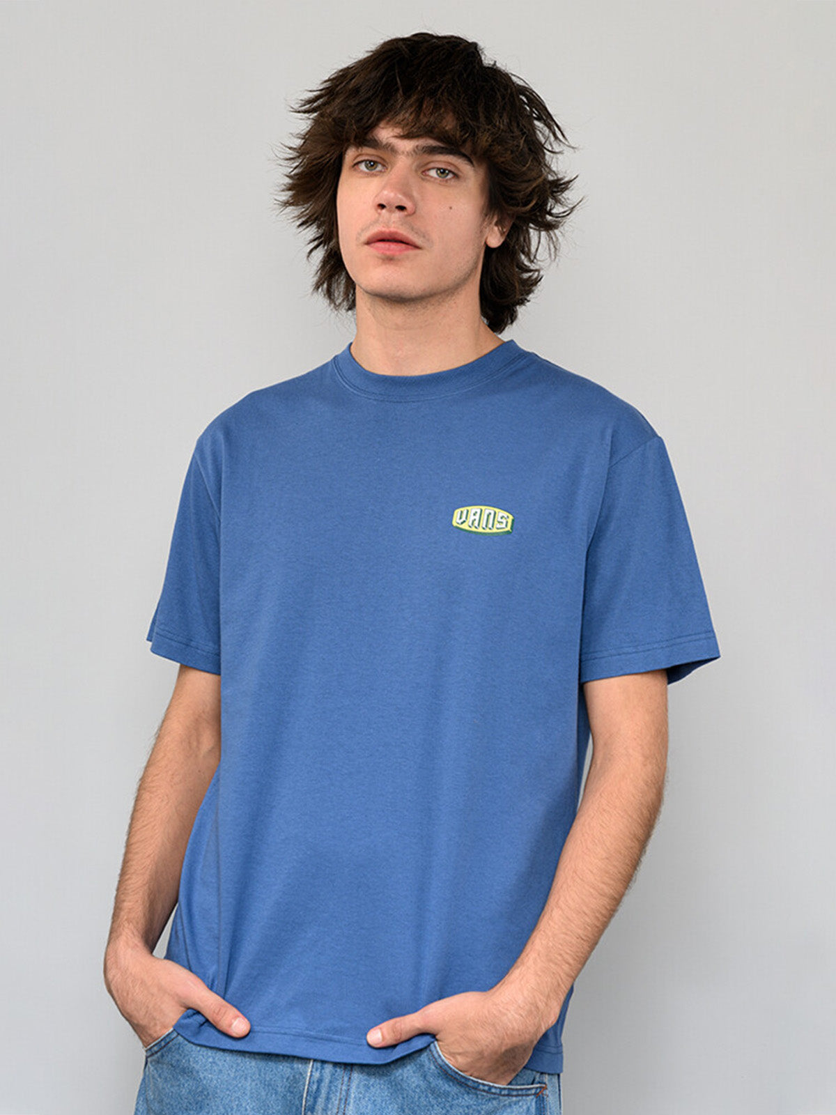 Polera M/C Hombre Raised Up Azul Vans