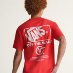 Polera M/C Hombre Stacked Hi Tee Rojo Vans