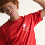 Polera M/C Hombre Stacked Hi Tee Rojo Vans