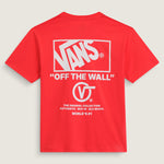 Polera M/C Hombre Stacked Hi Tee Rojo Vans