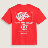 Polera M/C Hombre Stacked Hi Tee Rojo Vans