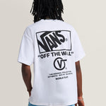 Polera M/C Hombre Stacked Hi Tee Blanco Vans