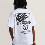 Polera M/C Hombre Stacked Hi Tee Blanco Vans
