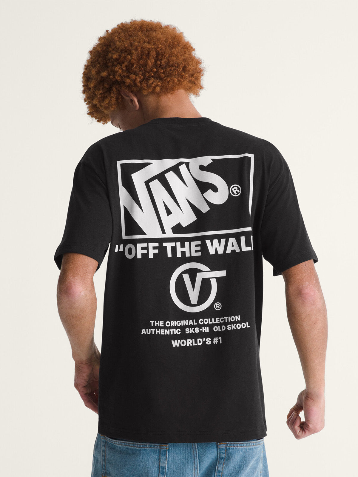 Polera M/C Hombre Stacked Hi Tee Negro Vans